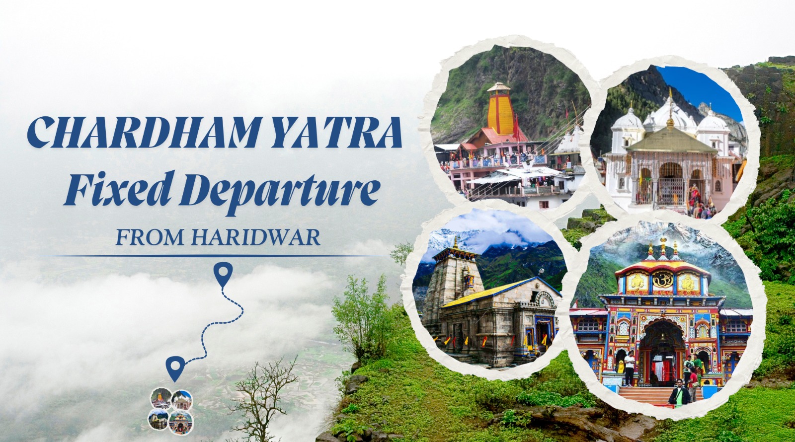 Char Dham Yatra 2025 – 10-Day Pilgrimage Package from Haridwar 26350/PP